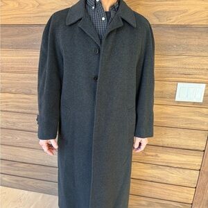Classic vintage Men's Bergdorf Goodman wool cashmere blend Topcoat/ Overcoat